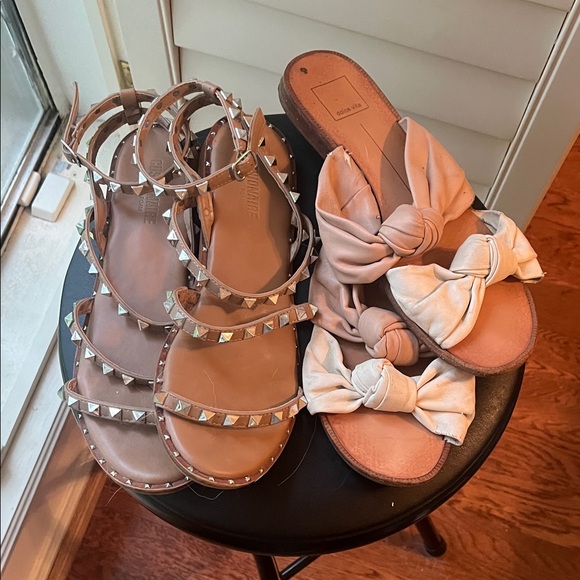 DV by Dolce Vita Shoes - 4/$25 SALE BUNDLED Lot OF TWO Sandals TAEGET Studded & DOLCE VIDA Size 9